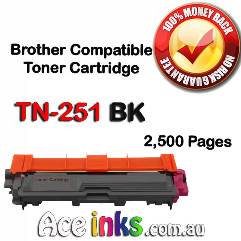 Compatible Brother Toner TN-251B Black Toner Cartridge